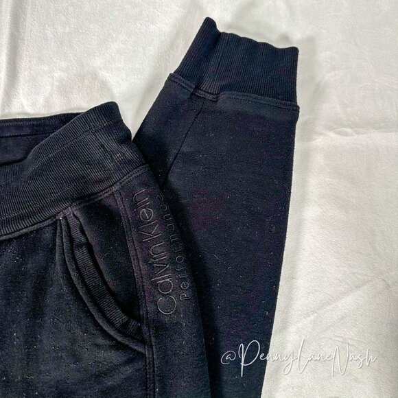 Calvin Klein Performance Fleece Jogger Black - Picture 4 of 8